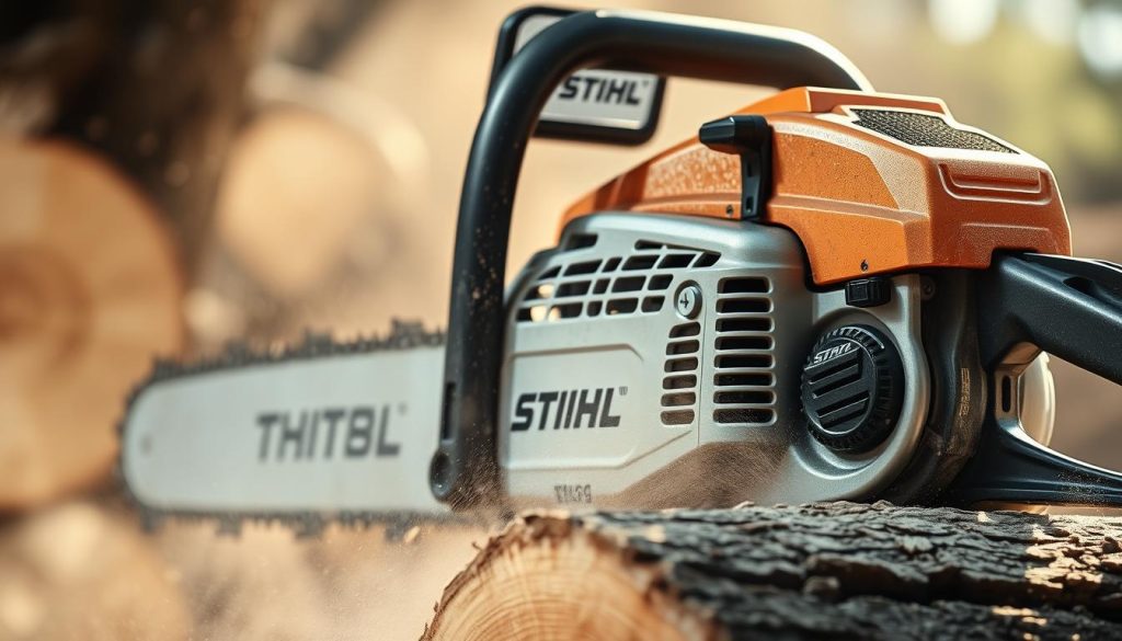 potência e desempenho das motosserras Stihl