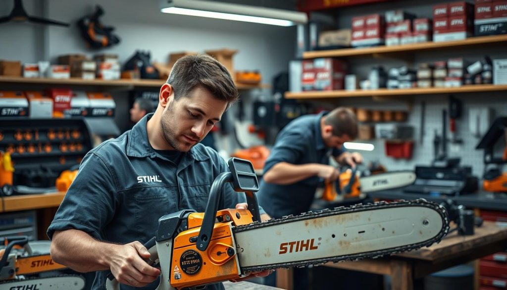 profissionais qualificados Stihl