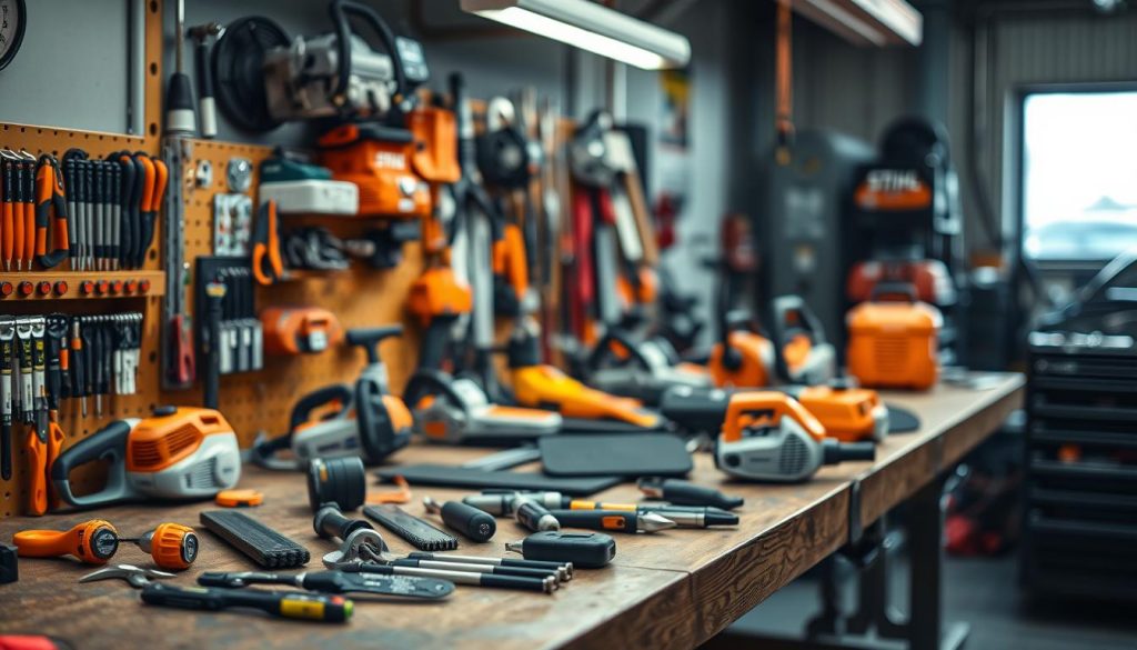 segurança de ferramentas Stihl